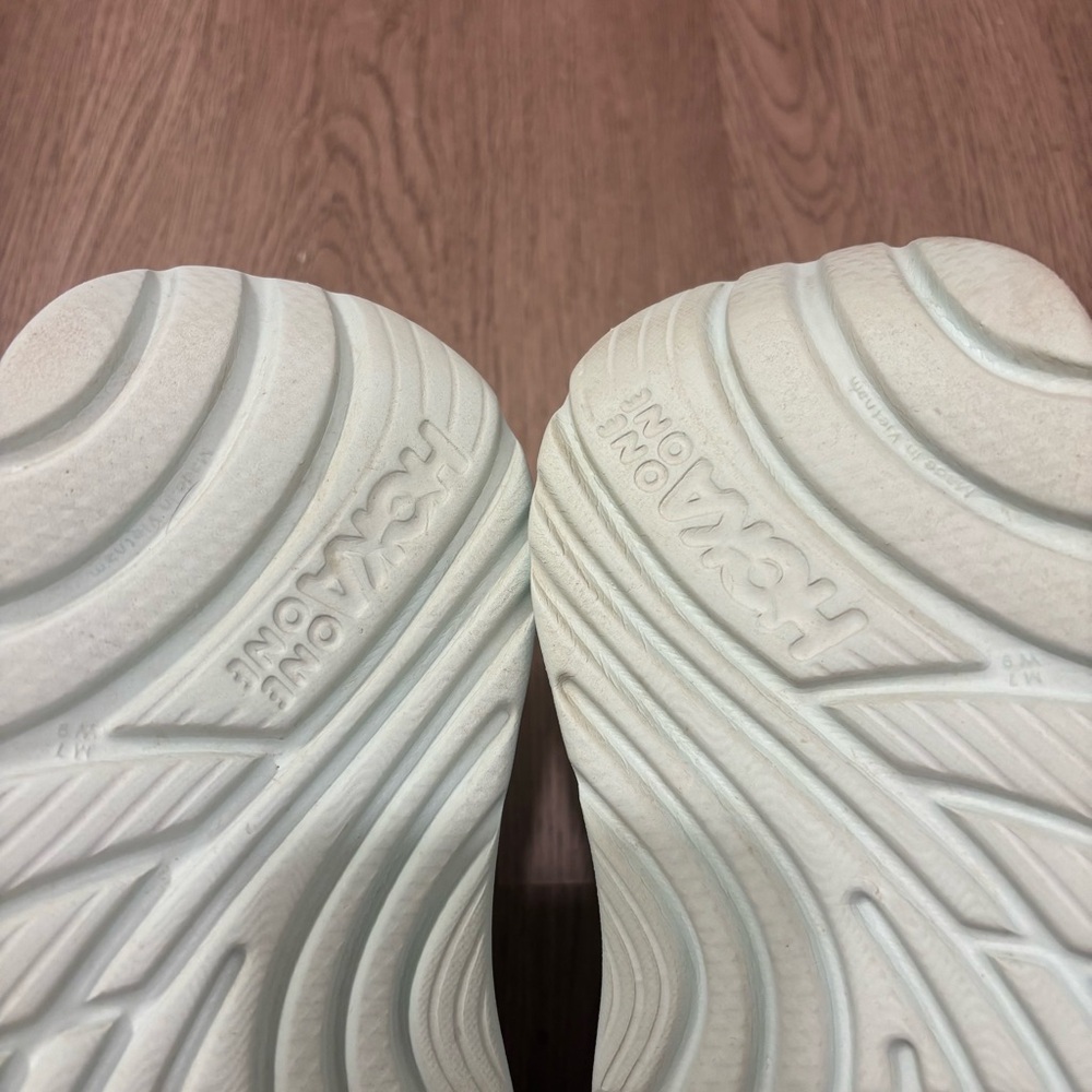 Hoka One One Ora Recovery Slides Women’s 9 Light Blue Slip On Sandals - Picture 7 of 8